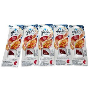 5 Pack of Glade Red Honeysuckle Nectar Car Air Fresheners (5 Ct Total)